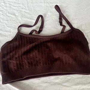 Bralette Aerie Real Good Brown Never Worn size xs